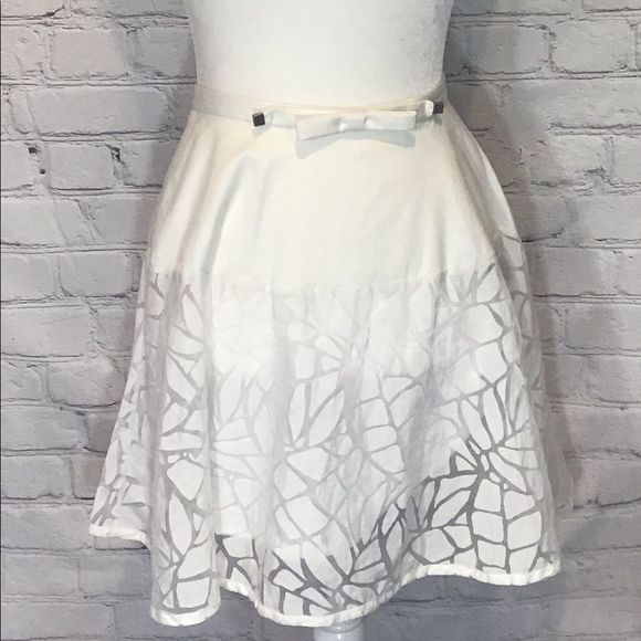 JORYA Weekend Beautiful White Skirt Excellent Cond - Picture 1 of 7